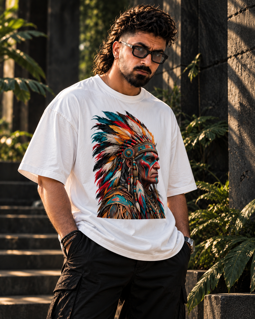 Wild Spirit Oversized Graphic T-Shirt